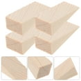 thumbnail image 3 of 5PCS Door Stop Sturdy Wooden Door Stopper Practical Triangular Wedges Heavy Duty Door Wood Stopper Household Wedge Door Holder for Home Store Use Size S, 3 of 8