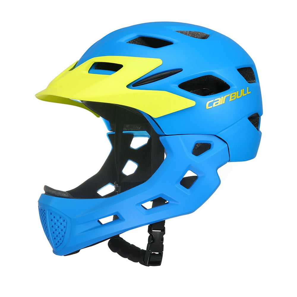 Children Safety Sports Helmet with Removable Chin Guard for Cycling Motorcycle Skating Color