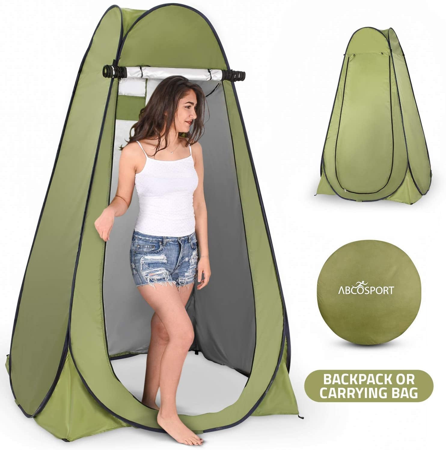 PORTABLE POP UP TENT OUTDOOR CAMPING TOILET SHOWER INSTANT CHANGING PRIVACY ROOM 