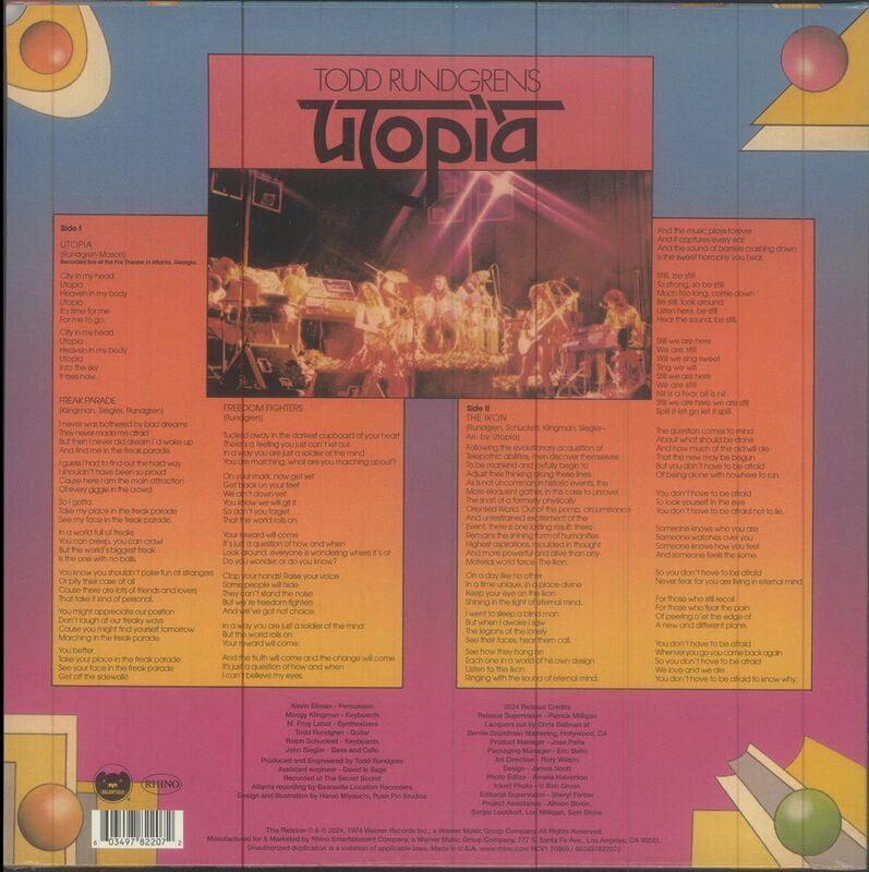 Todd Rundgren - Todd Rundgren's Utopia - Music & Performance - Vinyl