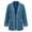 AA-Dark Blue#sweater jacket for women, variant on Casual Work Cardigan Jackets for Women Denim Patchwork Long Sleeve Ribbed Knit Button Cardigans Lapel Collar Sweater Jacket Gray XL