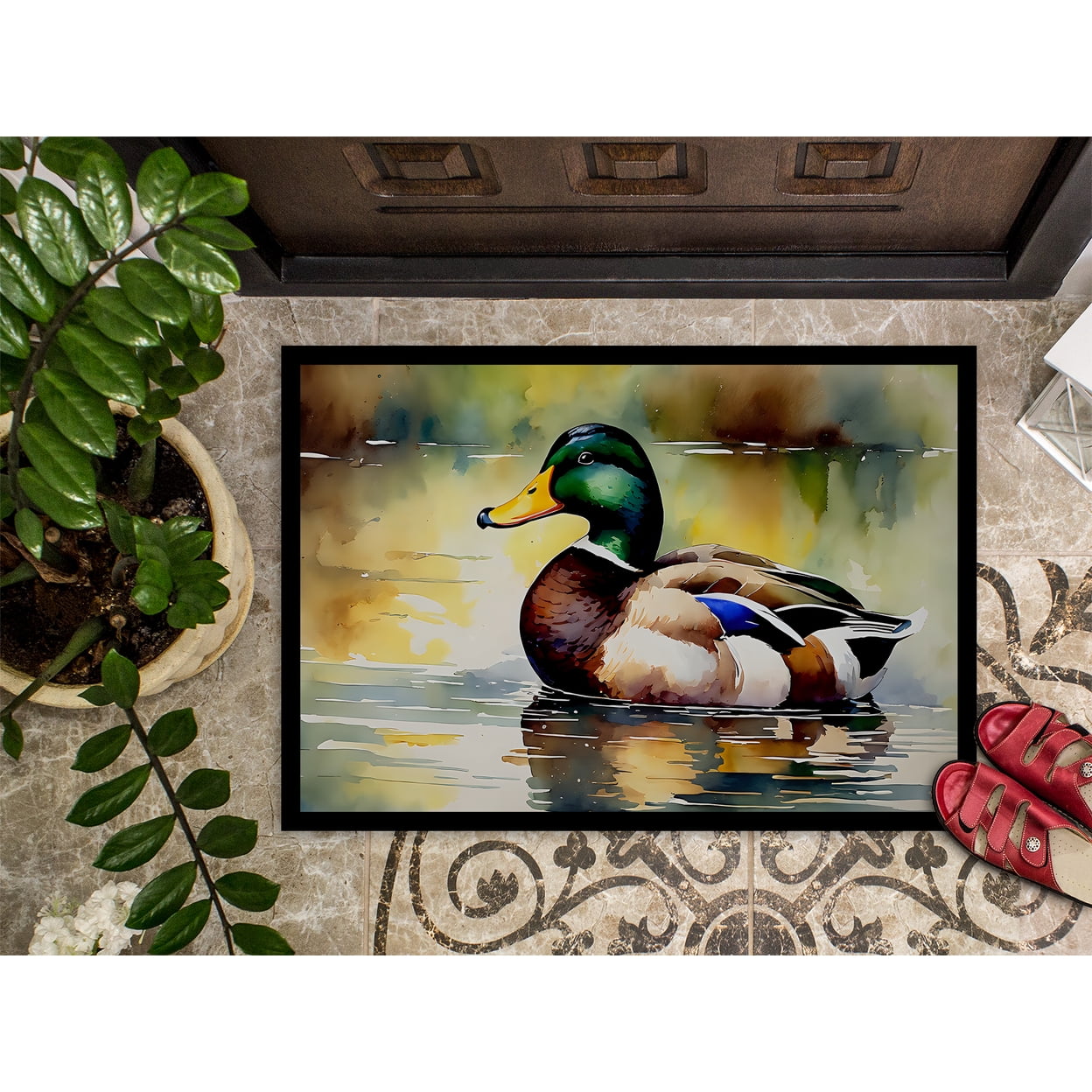 Carolines Treasures DAC3239MAT 18 x 27 in. Unisex Mallard Doormat