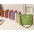 thumbnail image 5 of Kukuzhu Straw Purses for Women Stylish Straw Shoulder Bag Woven Tote Bag Hobo Bag for Travel Vacation Beach, 5 of 5