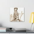 thumbnail image 6 of "Meerkat Majesty in Baroque" - Canvas, 6 of 25