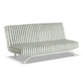 thumbnail image 2 of Furniture of America Chrisle Convertible Chenille Futon Sofa Bed, Light Gray, 2 of 5