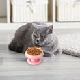 thumbnail image 6 of Elevated Cat Bowls, Anti-tip Stainless Steel Feeding Plate, Neck Protection Wide Opening Cat Elevated Food Bowl, for Indoor, Outdoor, Home, Daily, Veterinary, Kitten, Dog, 6 of 6
