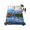 Dark Blue Burnt Orange Dark Green, variant on Twin Flat Sheet 66"x96", Blue Mountain Soft Lightweight Bedding Flat Sheets Only, Modern Art Green Forest Lake Brushed Microfiber Top Bed Sheet, Breathable StainResistant Bedsheets