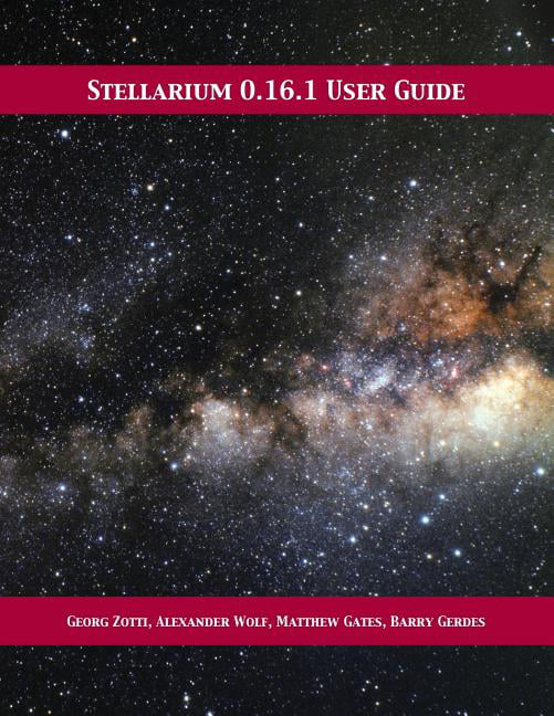 Stellarium 0.16.1 User Guide (Paperback) picture