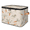 Multicolor 1, variant on ADECORIVY Cartoon Sloth Storage Bin with Lid Fabric Colorful Flower Leaves Foldable Storage Baskets Boxes for Clothes Shelves Closet Organizer Containers with Leather Handles for Wardrobe
