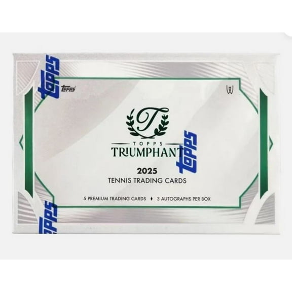 2025 Topps Triumphant Tennis Trading Card Hobby Box