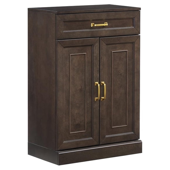 Crosley Furniture Stanton Garde-Manger de Cuisine Traditionnel en Bois - Café