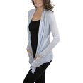 thumbnail image 4 of ToBeInStyle Women's Long Sleeve Open Front Lightweight Cardigan, 4 of 4