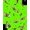 Green, Pattern 6, variant on ODIKA 8'x10' Washable Area Rug Durable, Non-Slip Graphic Men Bold Borders Funky Bathroom Designer Anime Mens Cartoon for Living Room, Under Sectional, Family