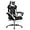 Blackwhite(type-b), variant on Gaming Chair with Massage,Ergonomic PC Gaming Chair with Footrest Comfortable Headrest and Lumbar Support, High Back, 300LBS (Grey)