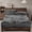 Dark Gray, variant on Milk Velvet Flannel Fitted Sheet Set, Double Sided Deep Pocket 12-16 Inch Bottom Sheet with 2 Pillowcases, Suitable for All Seasons