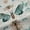 Green Teal Grey, variant on Homewish Flying Animals Black Out Curtains For Teens Boys Girls,Botanical Plants Leaves Curtains Pack of 2 (42x63 Each),Bohemian Theme Bedroom Curtains,Luxury Bedroom Decor