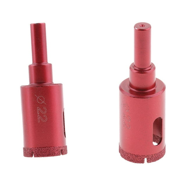 S SERENABLE Diamond Drill Bit Hole Saw Cutter for Glass Ceramic Marble Tile DIY Dia. 22mm