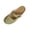 Green, variant on Women's Cutout Wedge Mules, Easy-On Breathable Casual Slip-On Shoes
