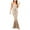 Beige, variant on Womens Fashion Sequin Slip Dress Sparkly Glitter Party Club Long Skirt Wrap Evening Formal Dress