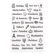 thumbnail image 2 of Sello de silicona con diseño de letras, sellos transparentes, sello de silicona para álbumes de recortes Zulema Sellos de silicona de letras, 2 of 8