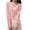 Pink, variant on Mlzmgr Cardigan Sweaters for Women Long Sleeve Button down Open Front Loose Fitted Daily Loungewear Tops