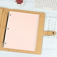 Pink Dividers for 3 Ring Binder, Pink 8 Tab Plastic Dividers, Binder