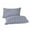 Blue, variant on Qocolhg Queen Pillow Cases Set of 2 - Washed Cotton Pillowcase Solid Color Pillowcase Pillowcase A Pair, Super Soft and Cozy Pillow Case Covers, 29.13x18.89Inches