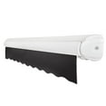 thumbnail image 3 of Awntech 8' x 6.5' Full Cassette Left Motorized Patio Retractable Awning, Black, 3 of 7