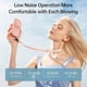 thumbnail image 4 of Handheld Fan Mini Fan, Portable Small Fan with Stand, USB Rechargeable Eyelash Fan, 3 Speeds, Makeup Fan Eyelash Fan for Office Outdoor Travel - Pink, 4 of 5