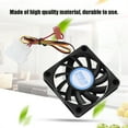 thumbnail image 3 of Disipador de calor de CPU de 4 pines/3 pines ventilador de refrigeración de CPU de 06 cm 11 cuchillas silenciosas para ordenador ANGGREK Otros, 3 of 8
