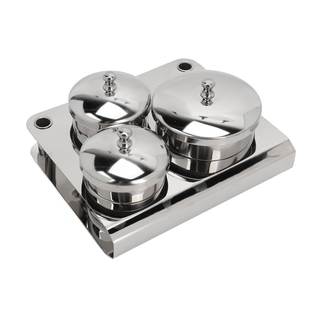 Recipiente de acero inoxidable para polvo de uñas, recipiente para polvo de uñas de acero inoxidable, recipiente para polvo de uñas de acero inoxidable, taza para e