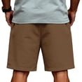 thumbnail image 5 of Lumtrix 2026 Men's Baggy Sweat Shorts Casual Gym Workout Shorts with Pockets Summer Breathable Knee Length Shorts Brown S, 5 of 5