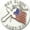 gray( GOD BLESS AMERICA), variant on Pewter Visor Clip | GOD BLESS THIS MOTORCYCLE