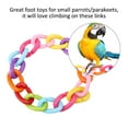 thumbnail image 6 of YLSHRF Plastic Chain Links,Bird Chain Links,100Pcs Plastic Bird C-Clips Hooks Chain Links DIY Parrot Toys Mix Color, 6 of 7