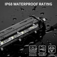 Slim Led Light Bar 7 inch 30W Single Row Driving Fog Lamp Spot Flood
