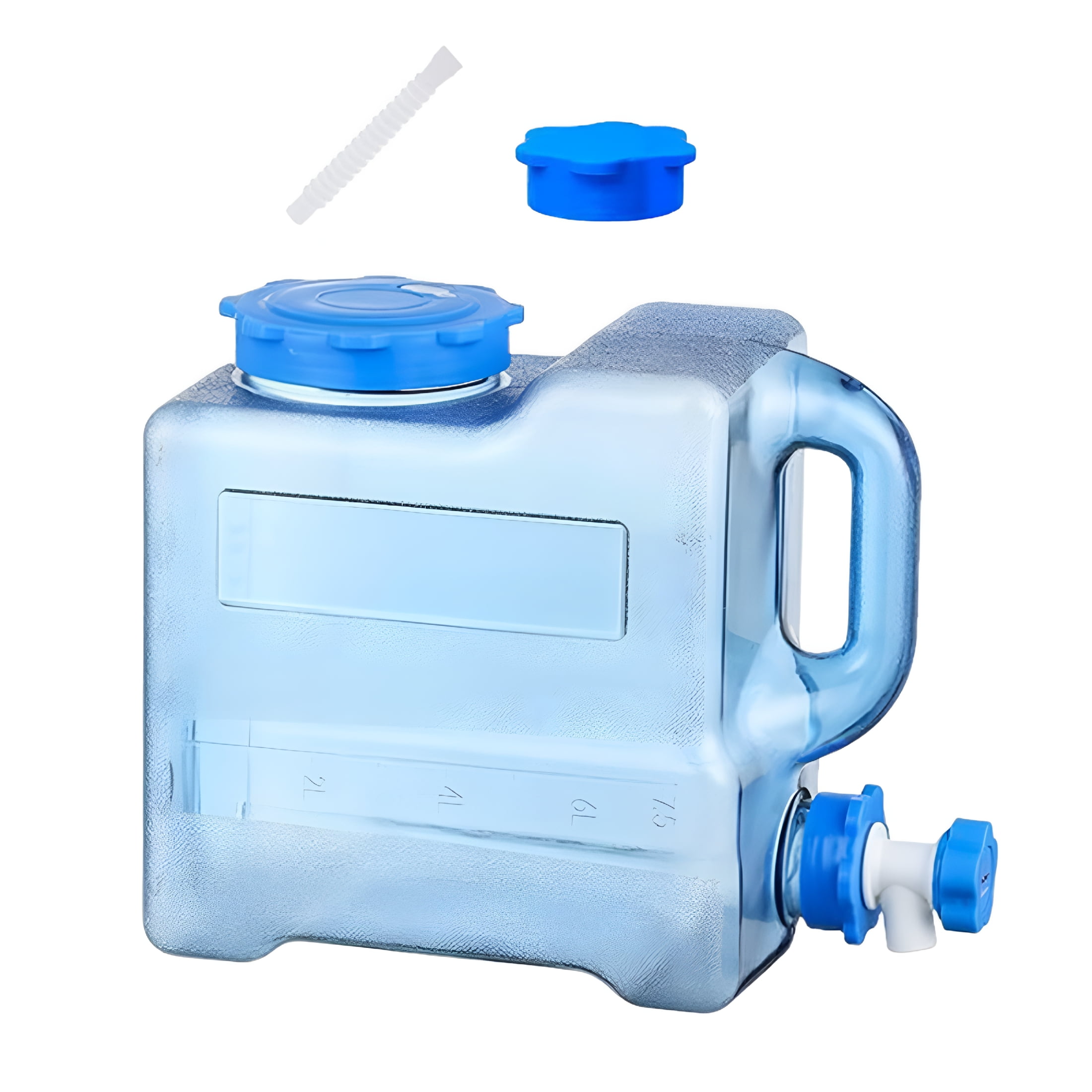 ACDANC 2026 New Camping Water Container with Faucet No Leakage Large Water Storage Jug Water Carrier for Rv Handwashing Emergency Backpacking 7.5L