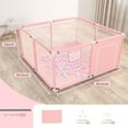 thumbnail image 7 of Baby Playpen, Outdoor Play Yard, Portable Play Yard 4-Panel- Baby Foldable Safety Playpen for Infant Toddler,Pink, 7 of 7