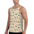 thumbnail image 2 of KLL Bicycle And Pumpkins Print Men's Muscle Gym Workout Stringer Tank Tops Bodybuilding Fitness T-Shirts Tank Tops Men-4X-Large, 2 of 7