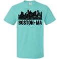 thumbnail image 3 of Inktastic Boston Massachusetts City Skyline with Grunge T-Shirt, 3 of 5
