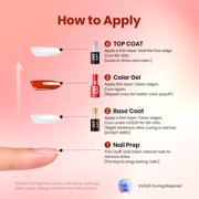 Beetles Stay Shining Collection Salon-Quality Gel Polish- 0.51 fl oz - Cinematic Red