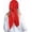 Red, variant on 35" Large Square Satin Head Scarf, Silk Shiny Solid Color Scarves, Sleeping Wraps for Women Hair Bandana