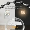thumbnail image 4 of Yayeee 2-Pack Plug in LED Night Lights with Light Sensors Motion Detectors, Brown Christmas House, 4 of 7
