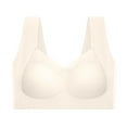 thumbnail image 5 of DDAPJ pyju Sports Bras for Women No Underwire High Support Breathable Cool Lift Up Bras Comfort Mesh Bras Underwear Limited Time Sales 2025 Beige XXXL, 5 of 6