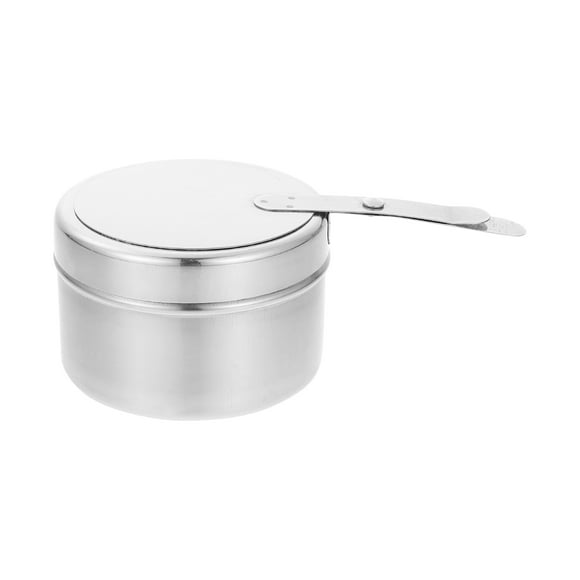 Stainless Steel Fuel Holder Chafer Canned Heat Holder for Buffets Barbecue Parties