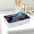 thumbnail image 6 of Tree PU Leather Necklace Organizer with Removable Compartment, Earring Holder, and Decorative Box - Portable Storage Case, 6 of 6