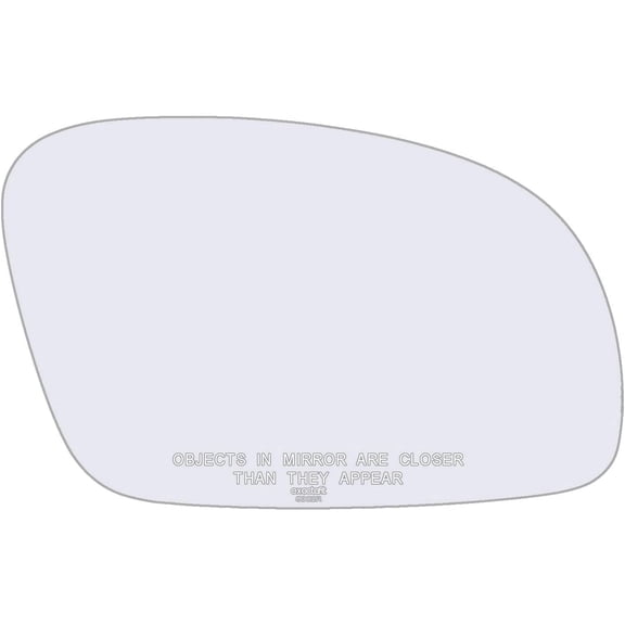 exactafit 8902R Passenger Side Mirror Glass Replacement Fits 2001-2010 VW Volkswagen Beetle Right Hand 3m Adhesives