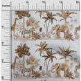 thumbnail image 2 of oneOone Viscose Chiffon Olive Green Fabric Tropical Sewing Craft Projects Fabric Prints By Yard 42 Inch Wide, 2 of 4