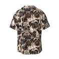 thumbnail image 7 of Kdxio Men's Hawaiian Shirt for Men Short Sleeve Shirt Cute French Bulldog Summer Casual Holiday Beach Button Down T-Shirts, 7 of 7
