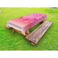 thumbnail image 1 of Light Pink Outdoor Tablecloth, Cherry Blossom Tree Flowers in Vibrant Tones Spring Beauty Illustration, Decorative Washable Fabric Picnic Table Cloth, 58 X 84 Inches,Pink Pale Pink, by Ambesonne, 1 of 2