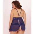 thumbnail image 2 of Seven Til Midnight NAVY Plus Size Wonderous Babydoll Set, US 3X/4X, 2 of 2
